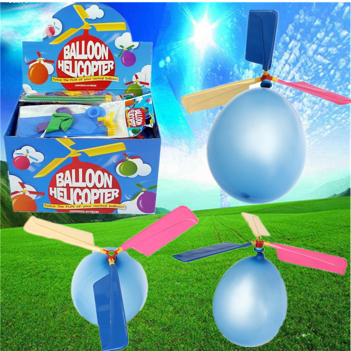 balloon helicopter toy