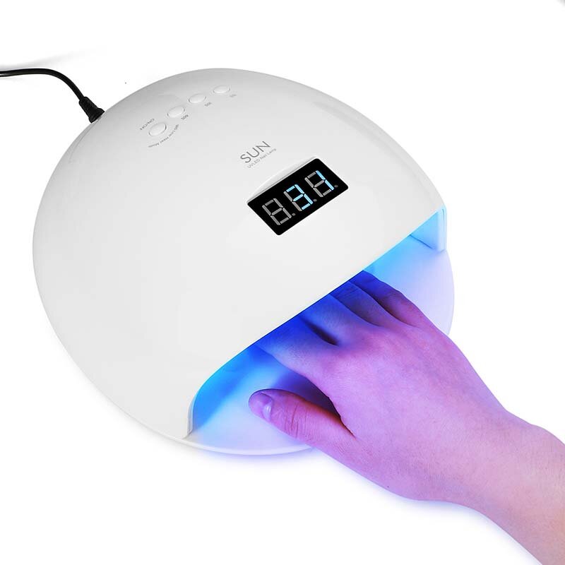 48w Profesional Uv Led Uña Secadora Gel Polaco Lámpara Máquina De Manicura De Curado Por Luz