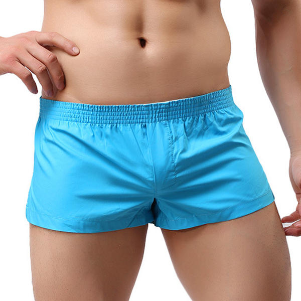 Pijpbroek Casual Sexy Home Lage Taille Outerwear Inside Pouch Breathable Boxers Underpants for Men