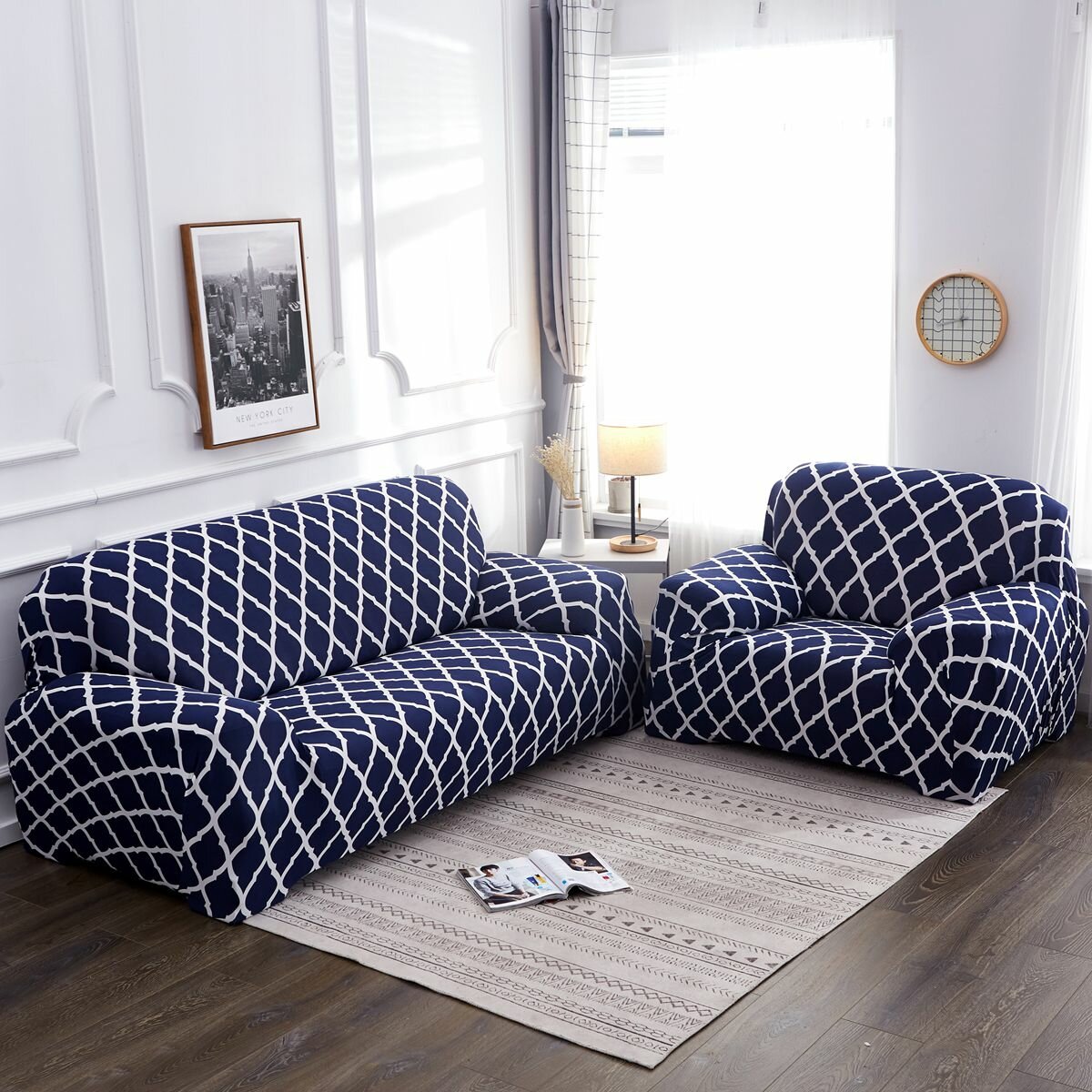 1 2 3 4 Seater Elastic Sofa Covers Slipcover Settee Stretch Fl Sofa Covers Slipcover Settee Stretch