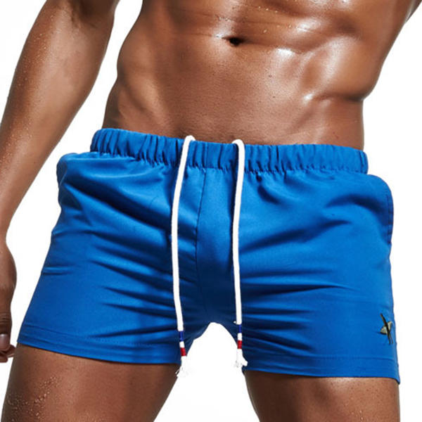 SUPERBODY Zomer Heren Sport Running Beach Shorts Casual Solid Color Elastic Surf Gym Board Shorts 
