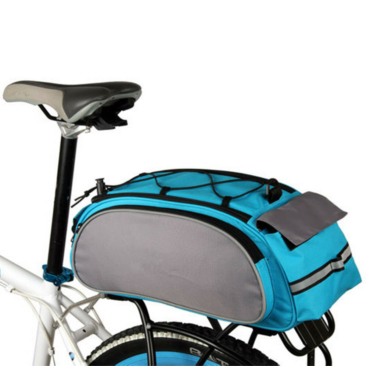 B-SOUL Bicycle Seat Shoulder Bag Rear Tail Rack Pannier Cycling Handbag Pack