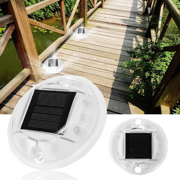 Solar Powered 10 Led Light Waterproof Ip68 Driveway Road Path Step Solar Powered 10 Led Light Waterproof