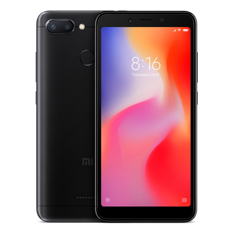 Xiaomi Redmi 6 Global Version 5.45 inch 3GB RAM 64GB ROM Helio P22 Octa core 4G Smartphone