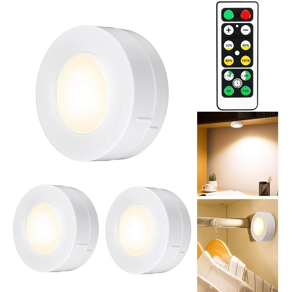 3pcs Wireless Led Night Light Bedroom Hallway Cabinet Stair Lamp 3pcs Wireless Led Night Light Bedroom