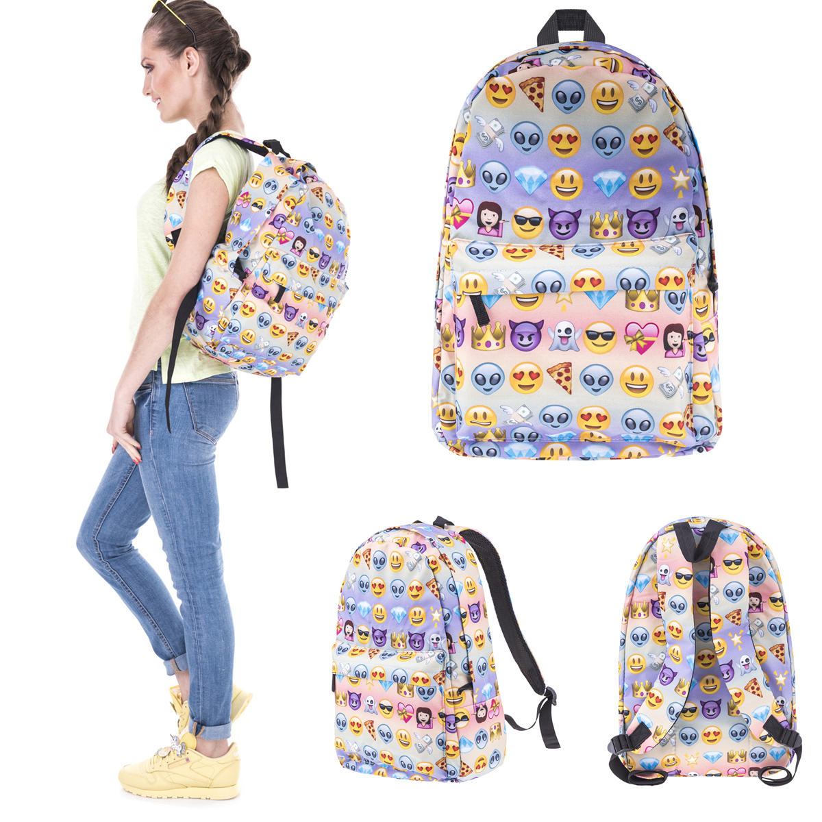 girl backpack emoji