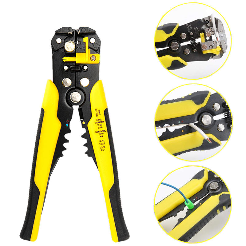 Automatic Cable Wire Crimper Crimping Tool Stripper Adjustable Plier Cutter BES 