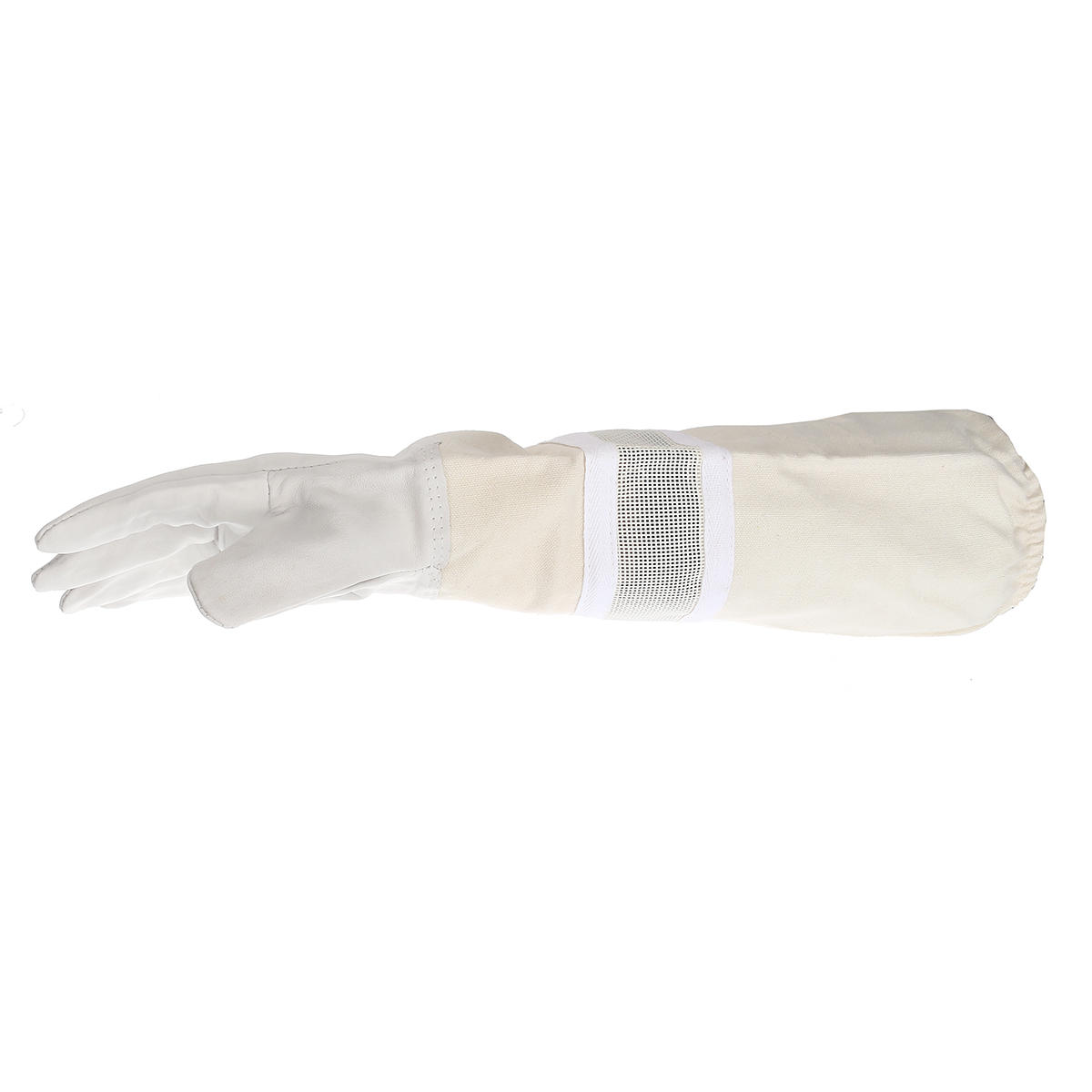 Size Beekeepers White Leather Gloves 2XS
