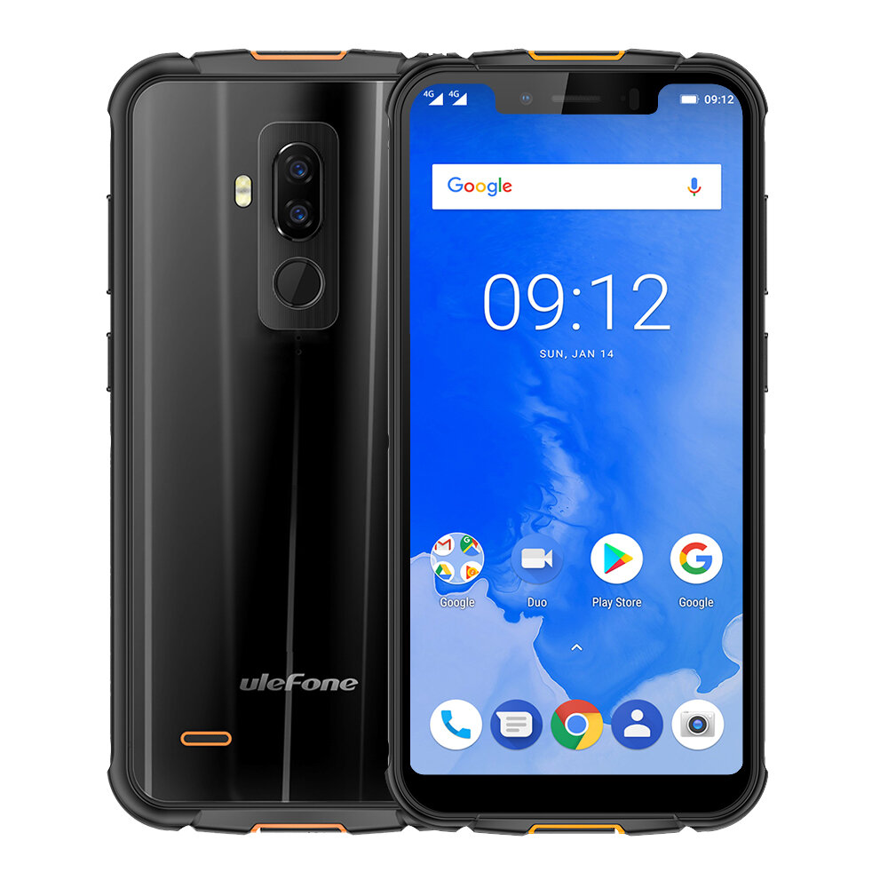 Ulefone Armor 5 IP68 Waterproof NFC Wireless Charge 5.85 inch 4GB 64GB MT6763 Octa core Smartphone