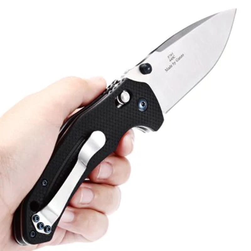 Ganzo Firebird F712 Pliant Acier 440C poignée G10 type Karambit Ambidextre Rando
