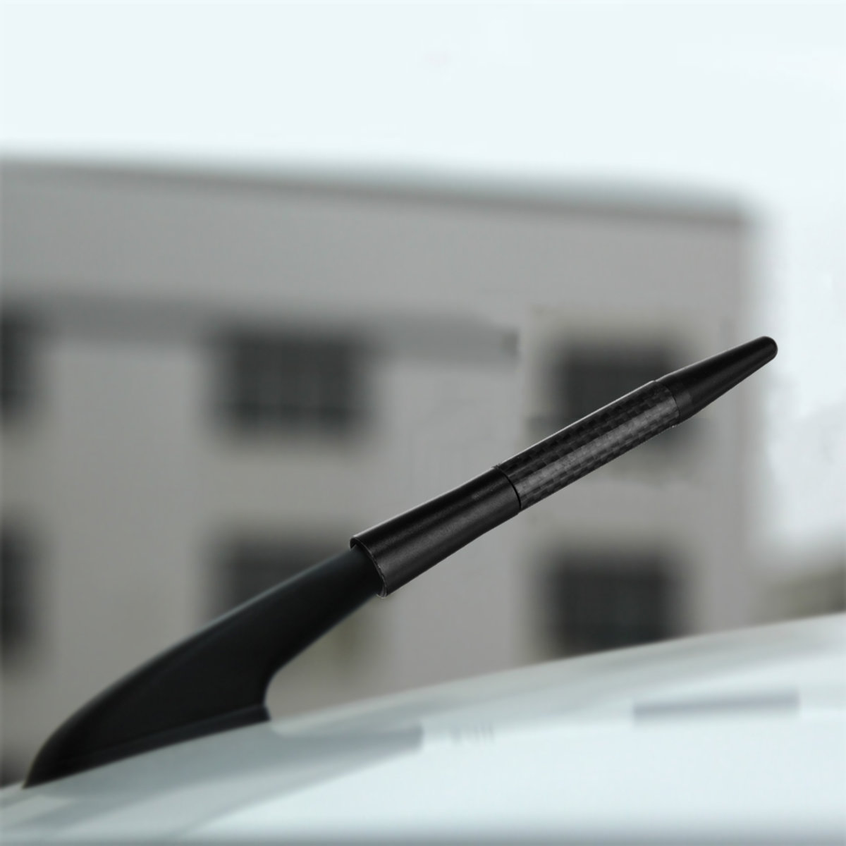 Black Auto Car 4/" length Short AM//FM Signal Roof Antenna Aerial Screws Universal