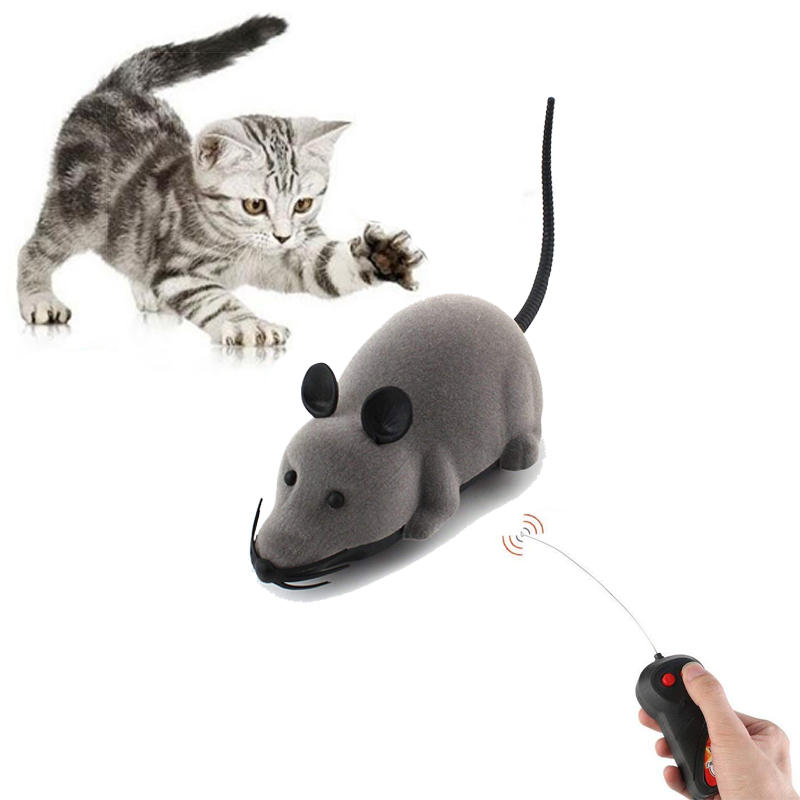 Yani Creative Pet Jouets électronique Télécommande Souris Pet Chat Chien Jouet Réaliste Drôle Flocage Rat Jouet