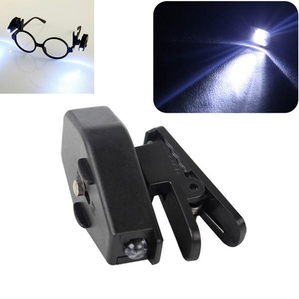 led eyeglass clip