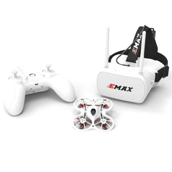 Emax Tinyhawk Indoor FPV Racing Drone BNF RTF F4 4w1 3A 15000KV 37CH 25mW 600TVL VTX 1S