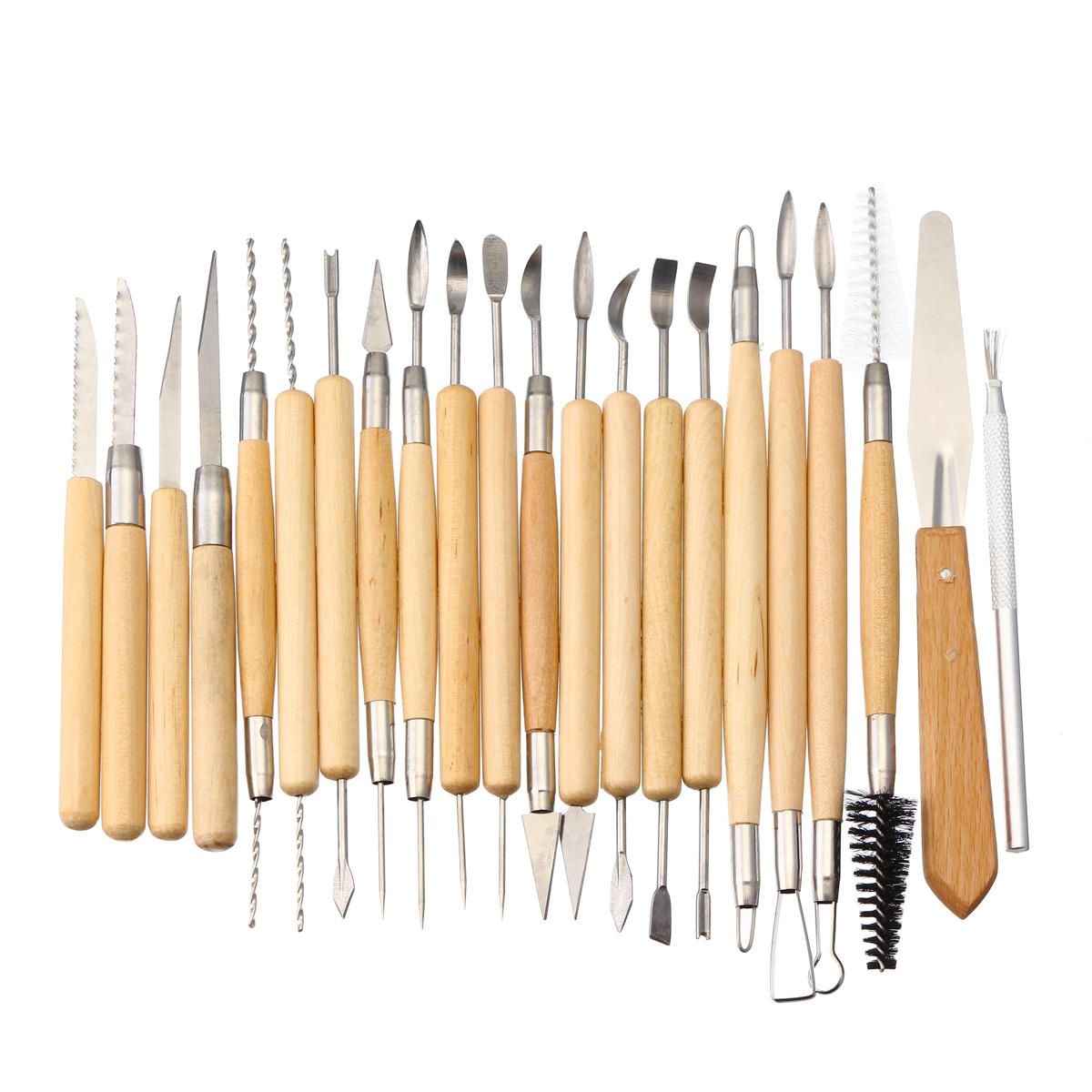 20cm Stainless Steel Clay Pottery Tools Pottery Clay Measuring Tools