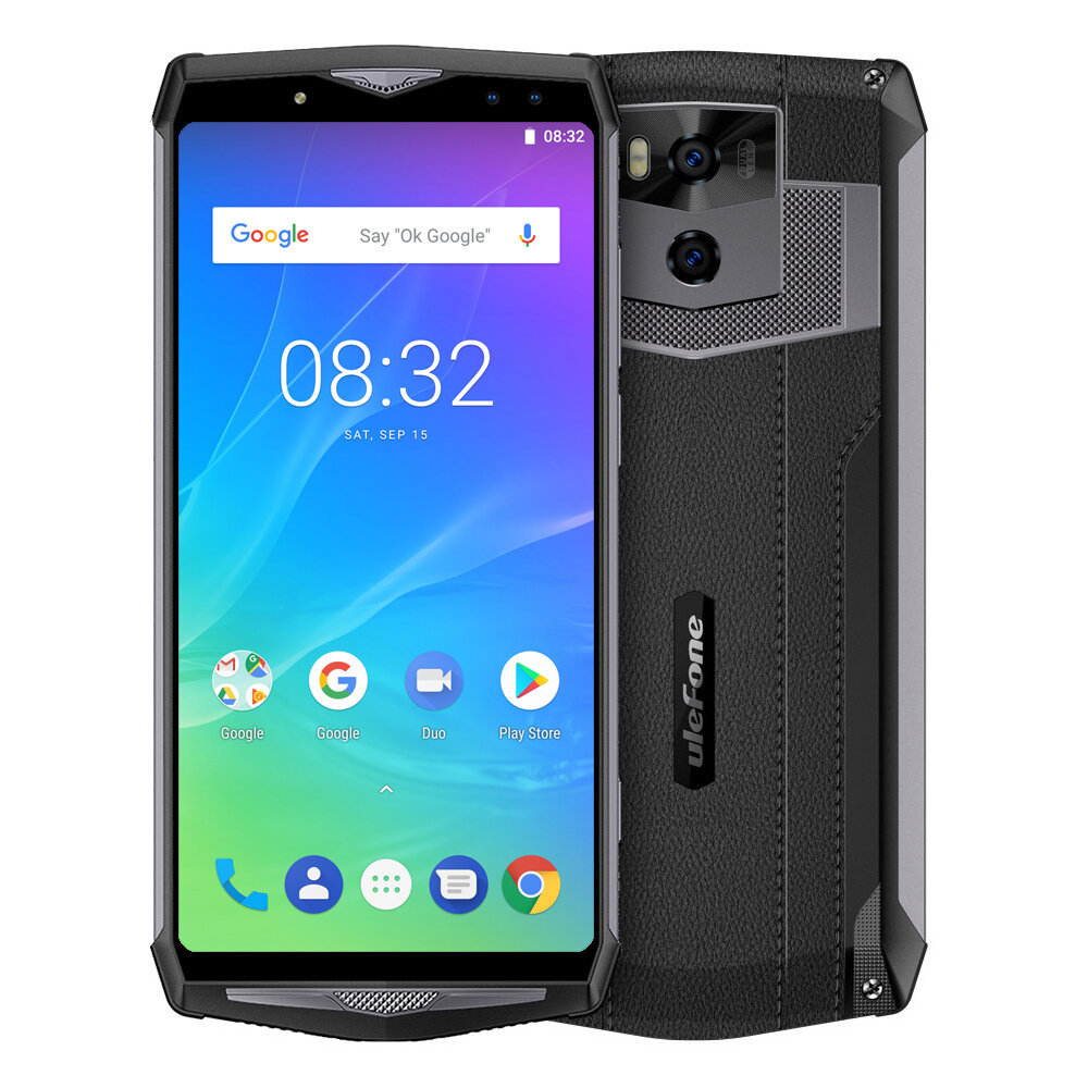 Ulefone Power 5 S 6.0 inç 13000 mAh Kablosuz Şarj 4 GB Veri deposu 64GB ROM MT6763 Octa Core 4G Akıllı Telefon