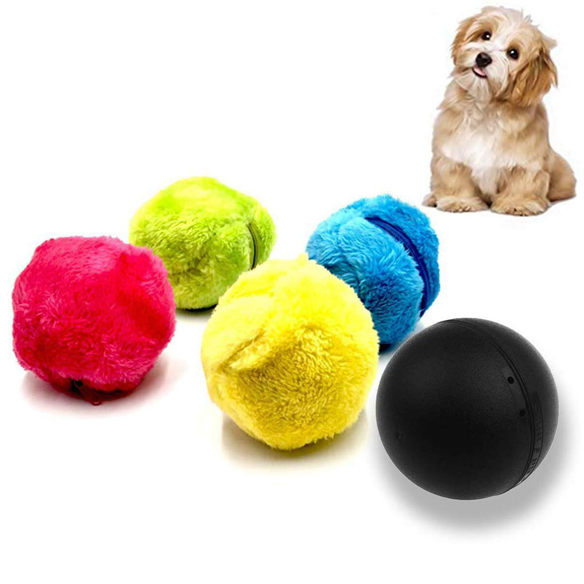 4pcs Set Magic Roller Ball Toy Automatique Roller Ball Pet Chat Chien Jouets Chasse Fournitures De Chien