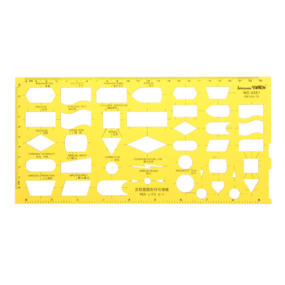 Diagramma Di Flusso Diagramma Di Processo Schema Simboli Modello Di Disegno Kt Soft Tavoletta Di Design In Plastica Righello