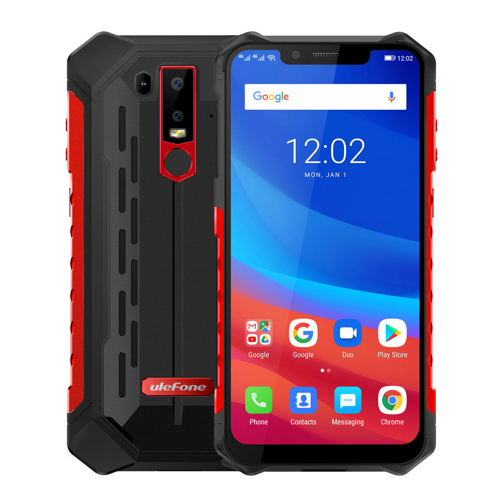 Ulefone Armor 6 NFC IP68 IP69K Waterproof 6.2 inch 6GB 128GB Helio P60 Octa core 4G Smartphone