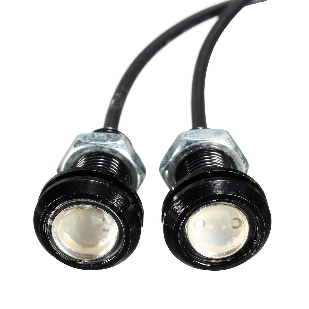 2x 10W Boat Drain LED Light Plug Blue Lamp 1/2" NPT For Marine Underwater Fish