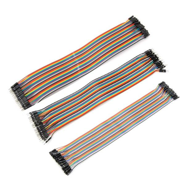 40pcs 30cm Male To Female Jumper Cable Dupont Wire For Arduino