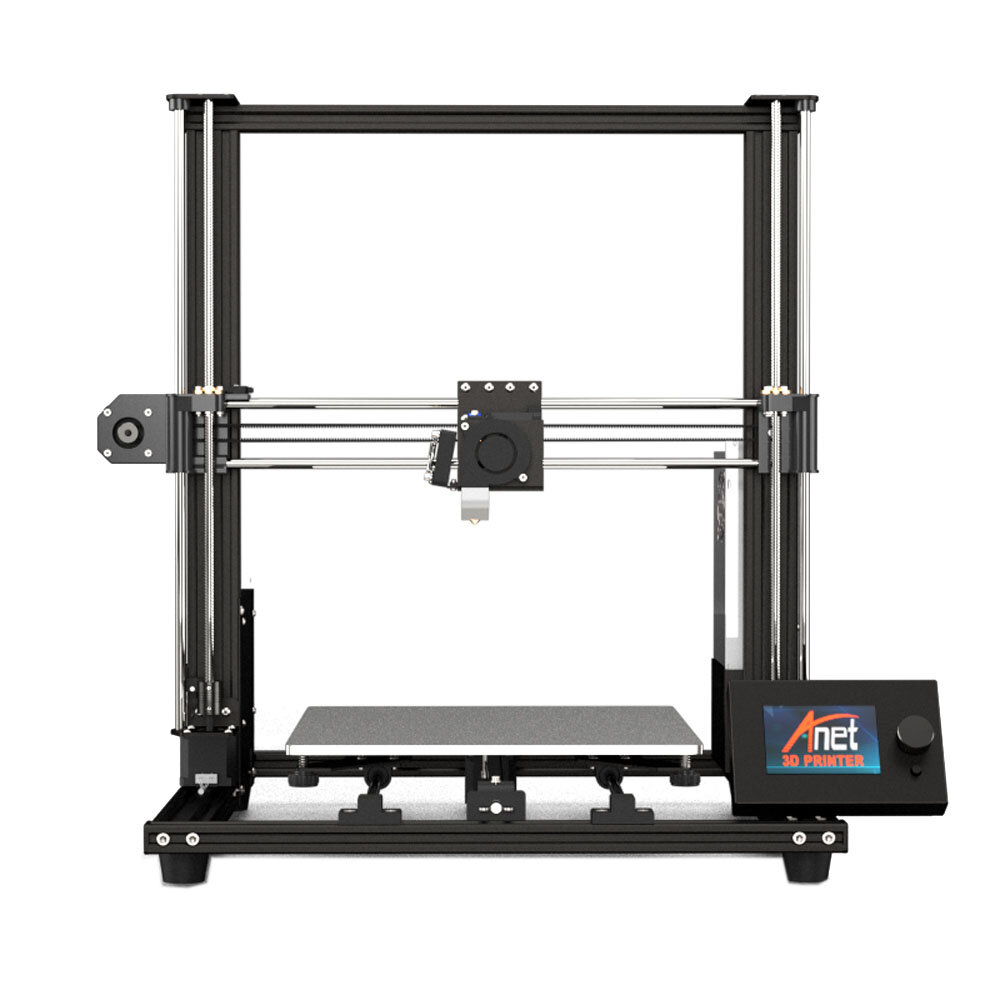 Anet&reg; A8 Plus DIY 3D Printer Kit 300 * 300 * 350mm حجم الطباعة مع المغناطيسي المنقول شاشة / Dual Z-axis الدعم Belt Adjustment