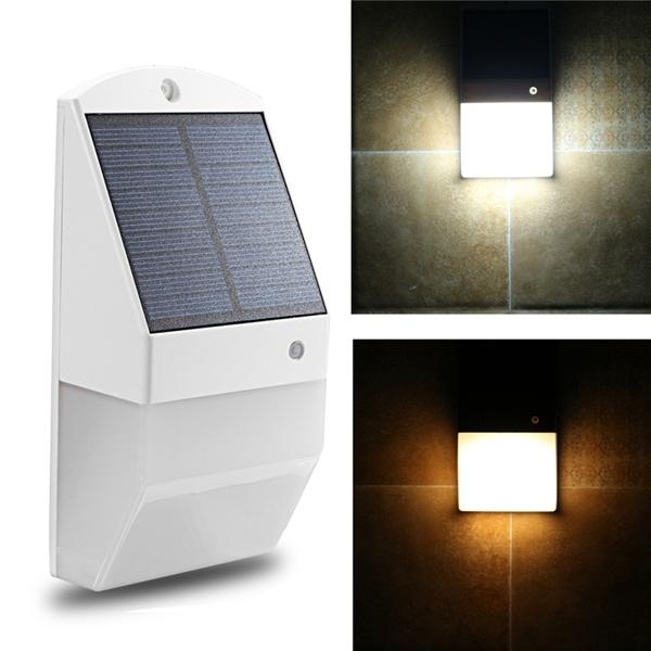 Solare Potenza 25 Led Pir Lampada Da Parete Con Sensore Di Movimento Impermeabile Da Giardino Per Esterni Paesaggio Lampada