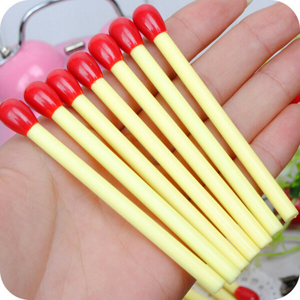 1pcs Match Shape Carino Mini bastone Penna a sfera Coreano Creative Bambini forniture di cancelleria