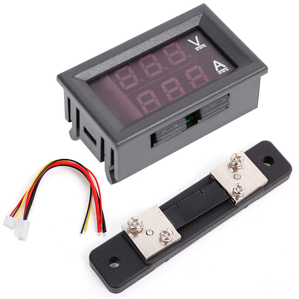 mini voltmètre LED rouge 2 à 30V DC sur deux fils auto alimenté de France