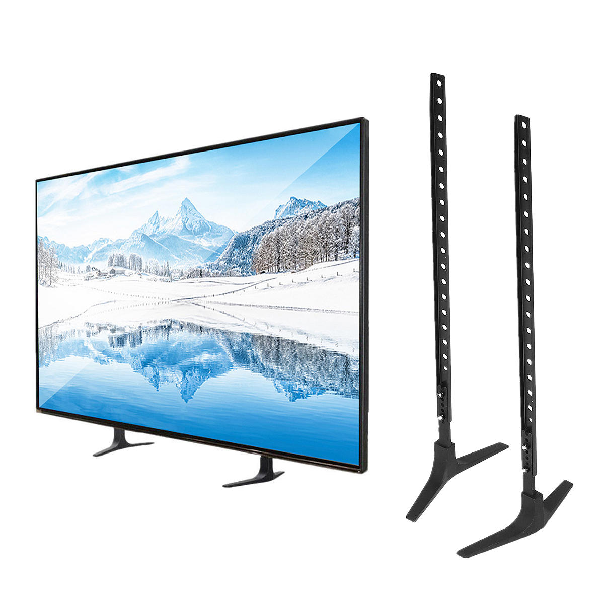 Universal TV Stand Base Plasma LCD Flat Screen Table Top Pedestal Mount 32-55/"