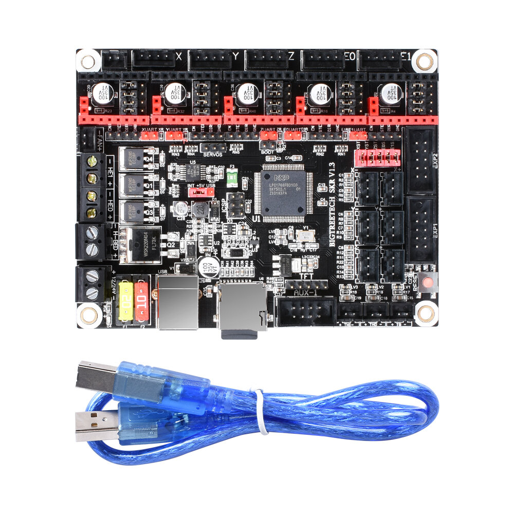 BIGTREETECH SKR V1.3 Steuerkarte 32 Bit ARM CPU 32 Bit Mainboard Smoothieboard F&uuml;r 3D Drucker Teile Reprap