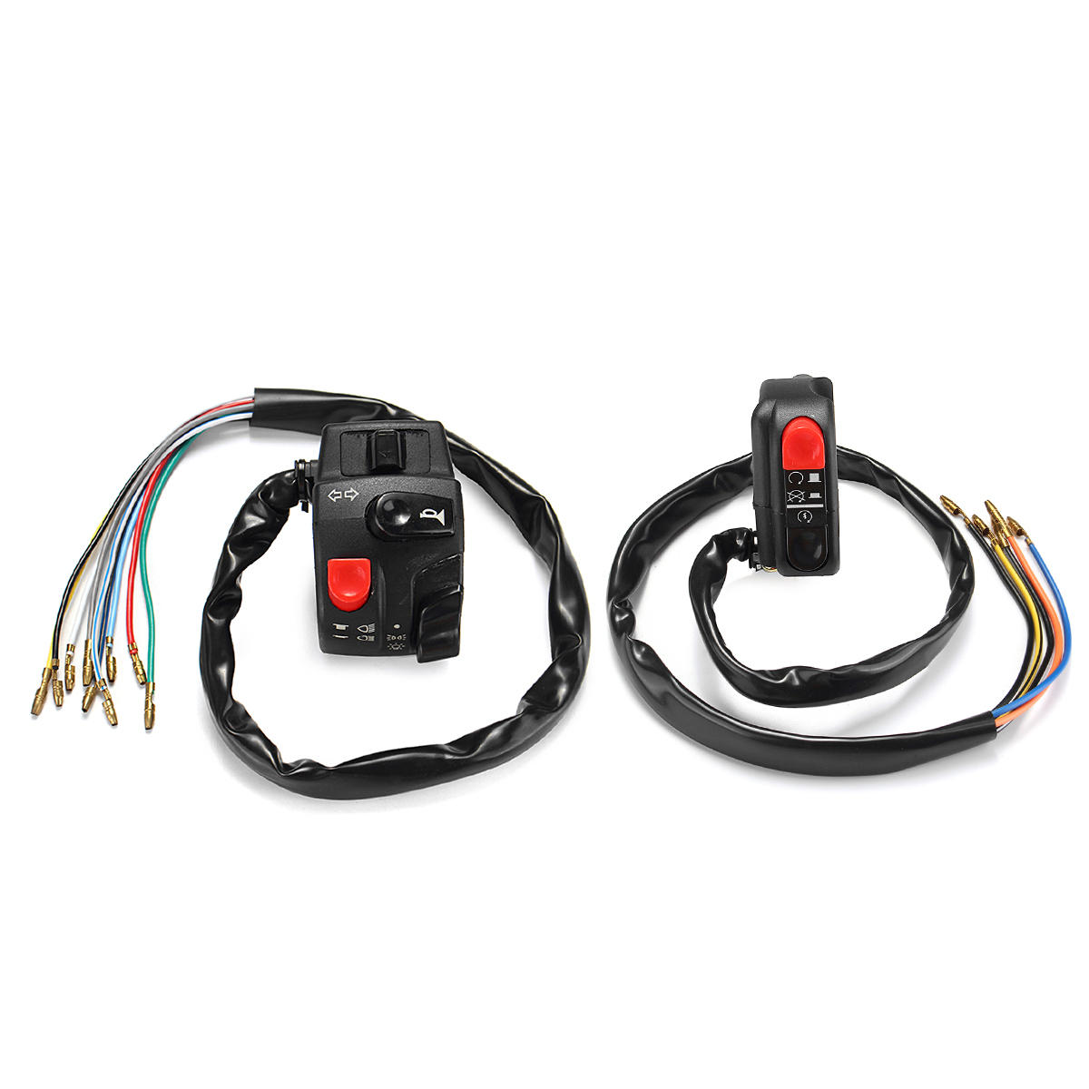 Interruptor de Manillar 22 mm para Moto Bot/ón de ON//OFF C Interruptor Arranque Moto