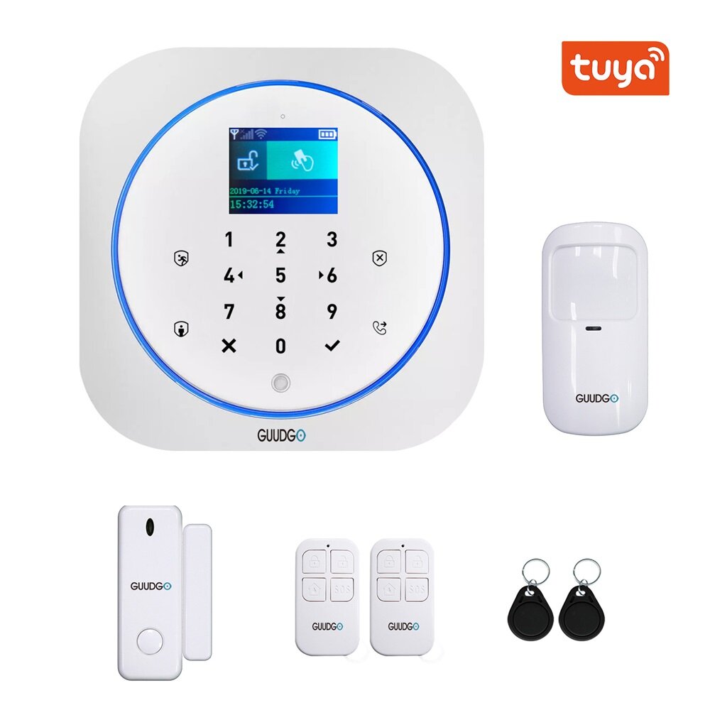Tuya Smart WIFI GSM Sistema di allarme di sicurezza domestica antifurto wireless