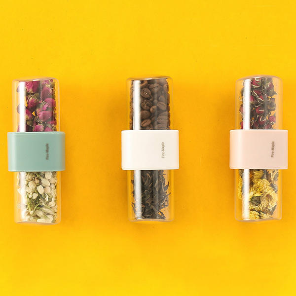 حريق القيقب 75 ملليلتر القهوة تخزين مربع الشاي كاندي المنظم مختومة الحاويات حبة حالة المحمولة التخييم نزهة السفر