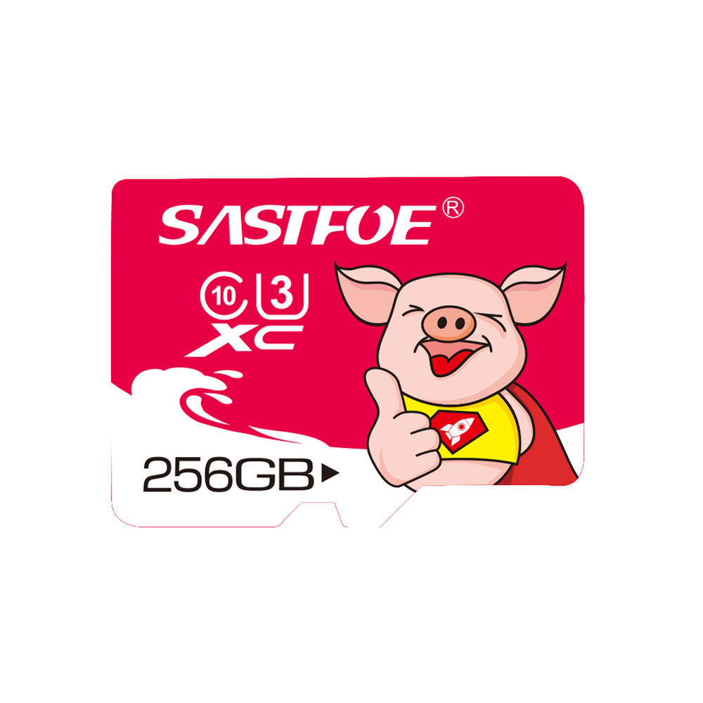 SASTFOE Year of the Pig Limited Edition U3 256GB TF Memory بطاقة SASTFOE Year of the Pig Limited Edition U3 256GB TF Memory بطاقة
