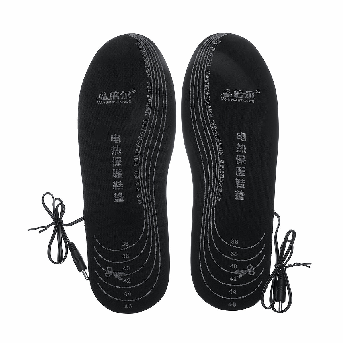 USB Chargement Électrique Chauffants Semelles Intérieures Pieds