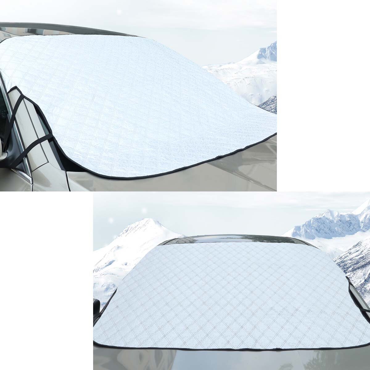 Parabrisas del coche Cubierta de nieve Protector contra heladas hielo Sombrilla