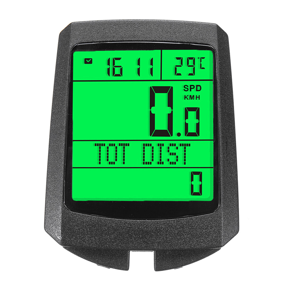 Wholesale New Waterproof Bike Bicycle Cycling LCD Computer Odometer Speedometer