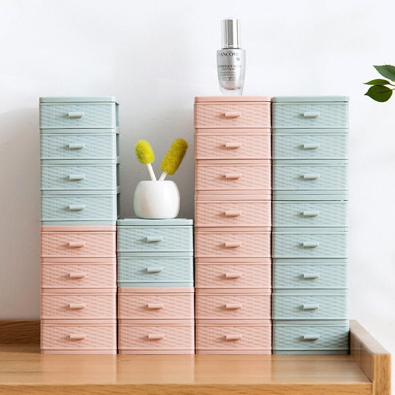 Mini Desktop Storage Box Multi Layer 2 3 4 Layers Cosmetic