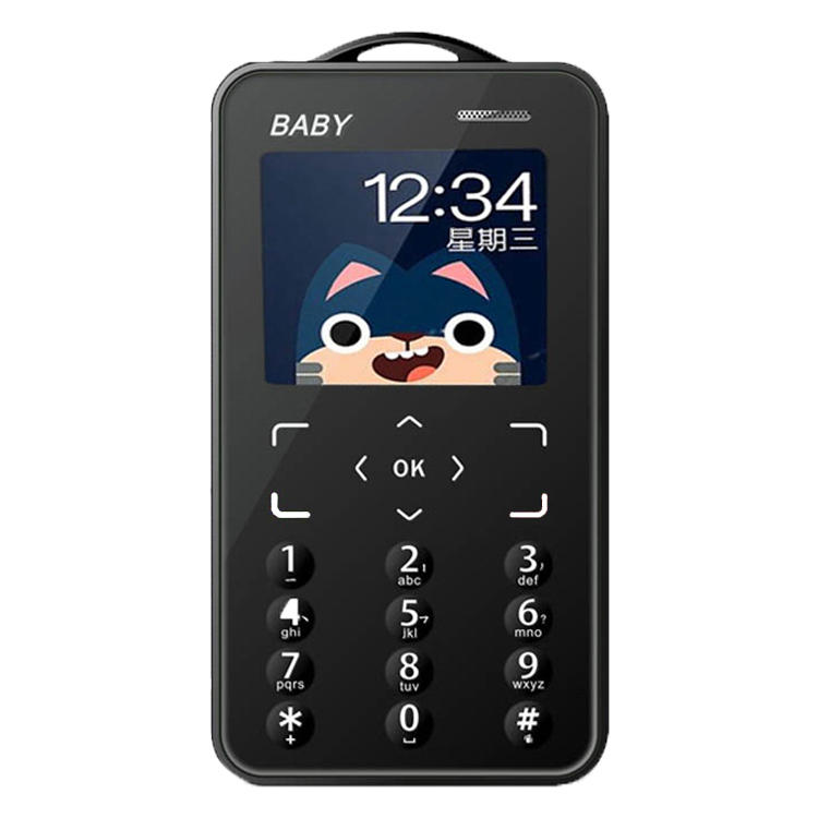 KUH T5 1.77 İn&ccedil; 500 mAh bluetooth &ccedil;evirici FM Radyo kara liste &Ccedil;ocuklar i&ccedil;in En K&uuml;&ccedil;&uuml;k Mini Kart Telefon