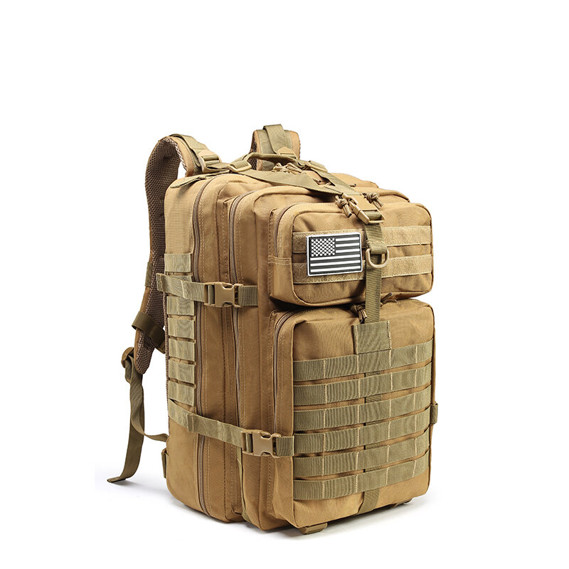 45L Waterproof Outdoor Hiking Camping Travel Luggage Rucksack Backpack Bag