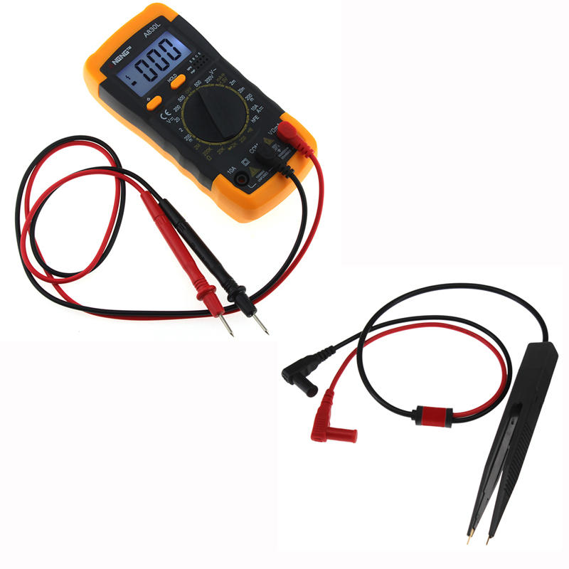 ANENG A830L Digital Multimeter DC AC Voltage Diode Freguency Transistor Tester