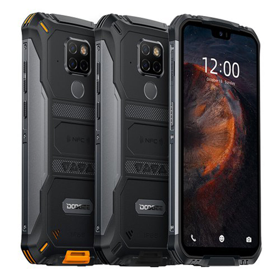 DOOGEE S68 Pro Global Version 5,9 polegadas FHD + IP68 Waterdrop 6300mAh NFC 21MP C&acirc;meras Traseiras Triplas 6GB RAM 128GB ROM Helio P70 Octa Core 2.0GHz 4G Smartphone