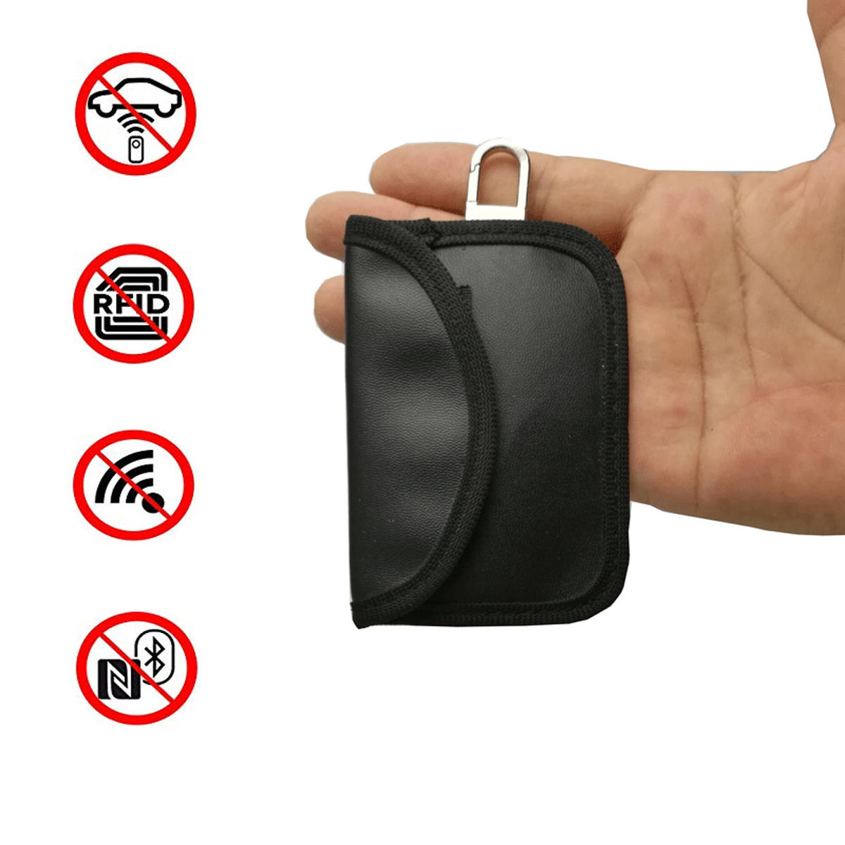 2/ x Carta Signal Blocker Blocco Segnale Faraday della Borsa 2/ x Chiave Auto Signal Blocker Custodia Arclit | Blocco Auto furto Medium RFID//NFC//WiFi//gsm//LTE Blocker M