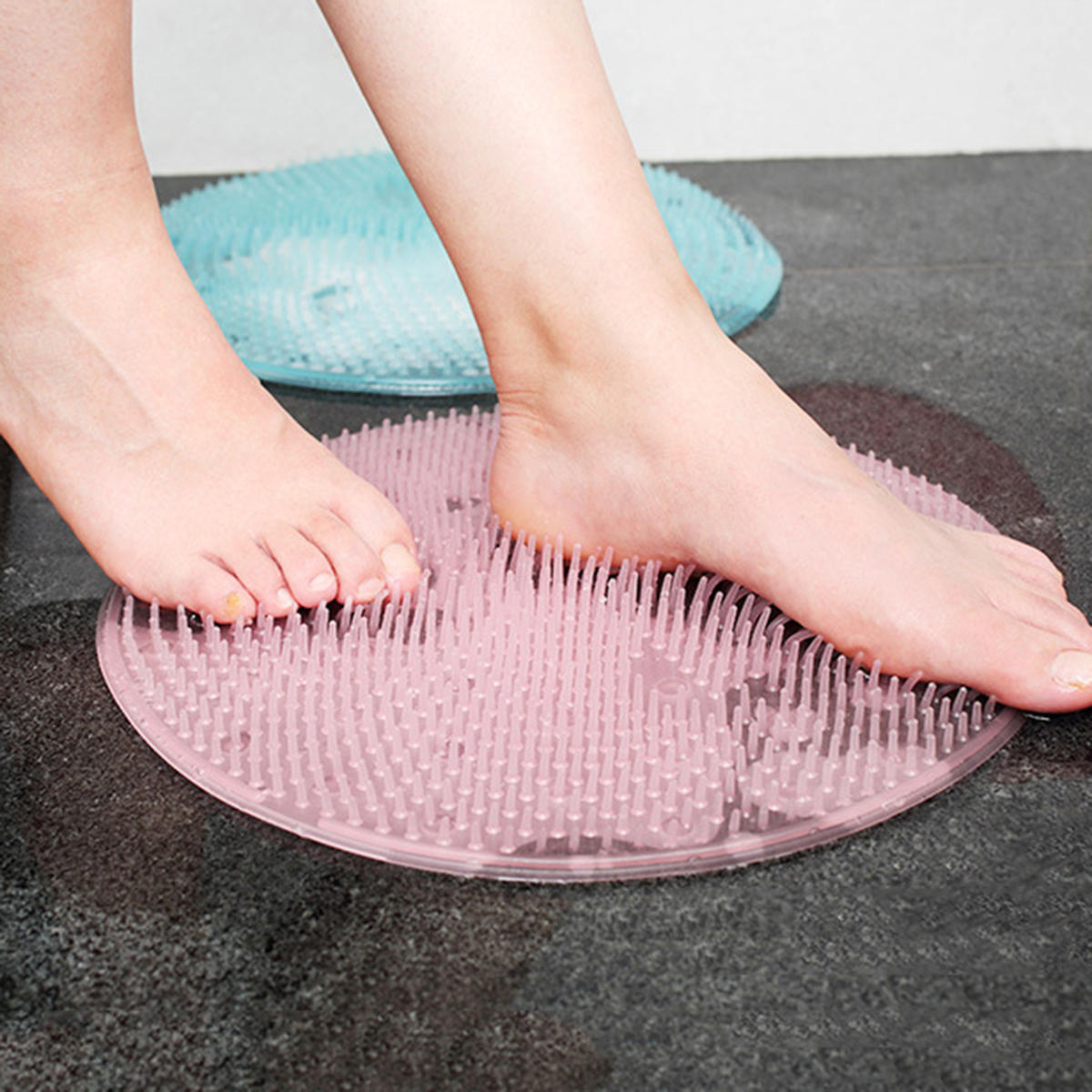 Silicone Foot Back Massage Cushion Mat Non Slip Suction Cups At