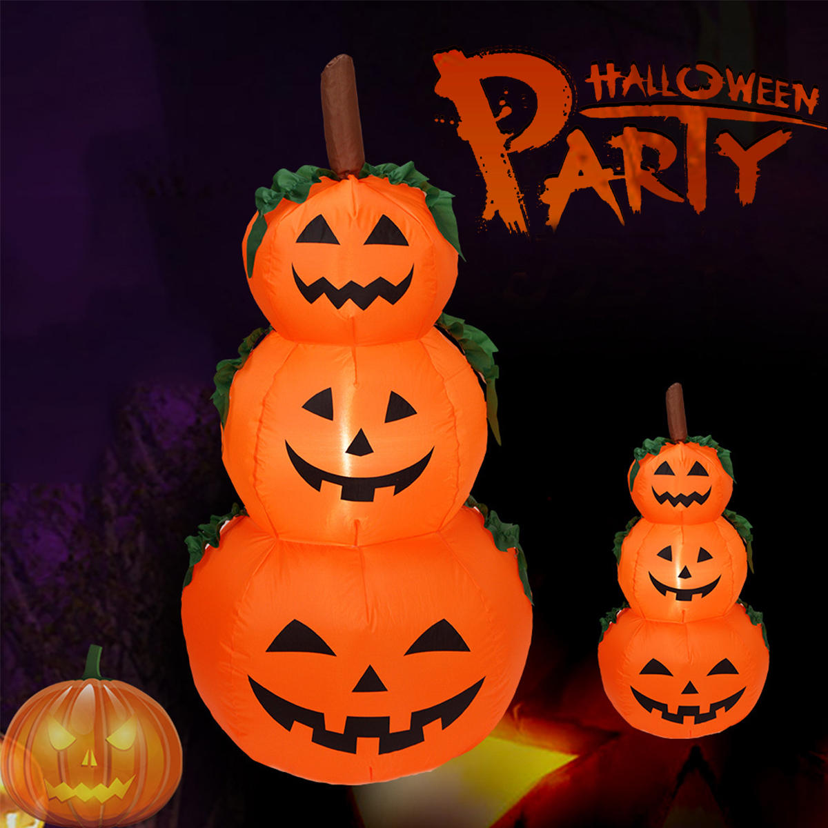 Inflatable Pumpkin Toys Ghost For Halloween Decoration Home Garden