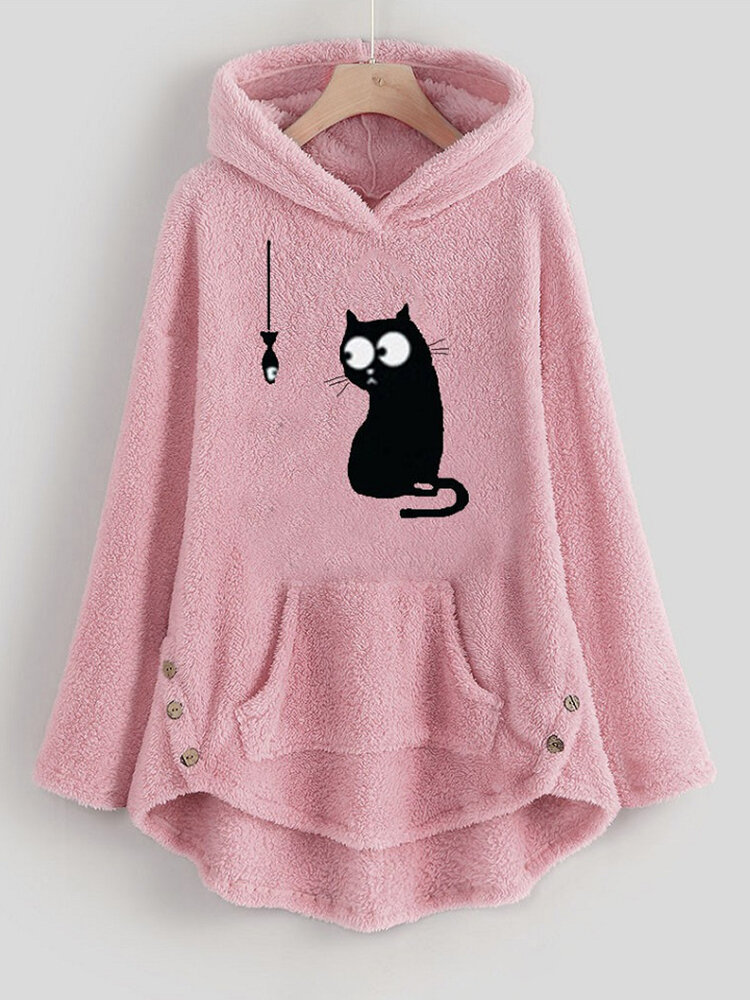 Abbigliamento Donna Yours Più Taglie Felpa blocco di colore grigio