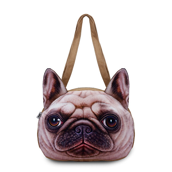 Animal De Sacs A Bandouliere Tete 3d Casual Femmes Chien Mignon