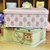 Rectangle Jardim Rose Bird Ch&aacute; Box Gift J&oacute;ias Clamshell Box Container Armazenamento
