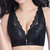 Plus rozmiar Sexy Lace Szeroki zestaw Strap Wireless Plunge Bra